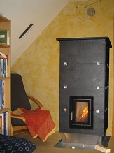Schieferofen in Wohnung Schieferofen in Wohnung